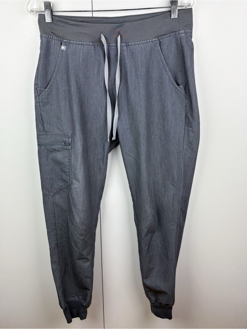 Figs Zamora Casual Scrub Jogger Pants Graphite Gray Grey Small Nurse Medical